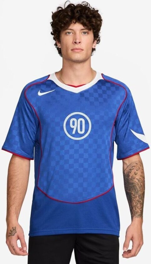 Trenings T-Skjorte Dri-FIT T90 Energy Jersey - Blå/Hvit/Rød/Hvit, størrelse Medium
