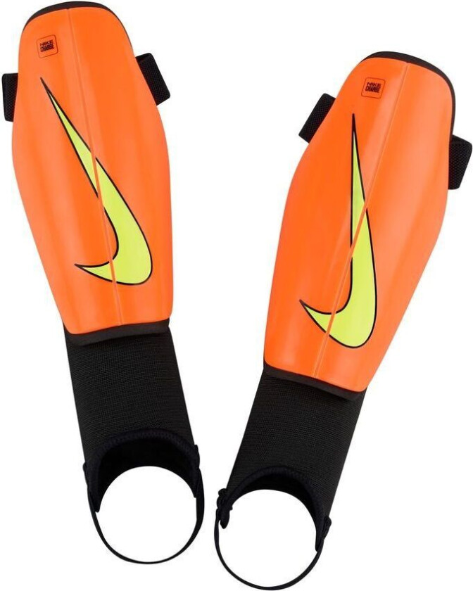 Leggbeskyttere Charge Max Voltage - Hyper Crimson/volt Barn, størrelse Kids S/120-130cm