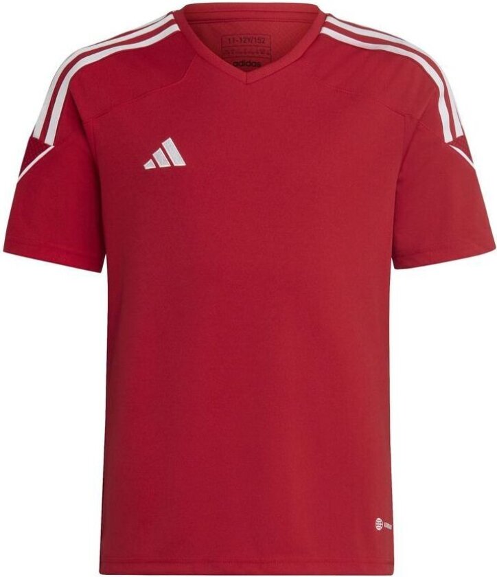 Trenings T-Skjorte Tiro 23 League - Rød/Hvit Barn, størrelse 164 cm