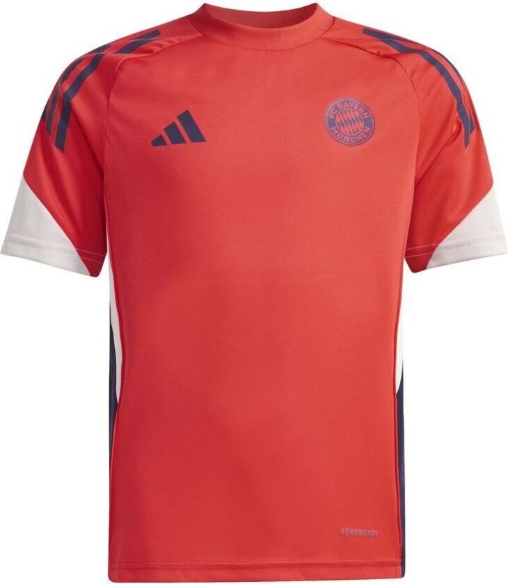 Bayern München Trenings T-Skjorte Tiro 25 - Rød Barn - adidas, størrelse 164 cm