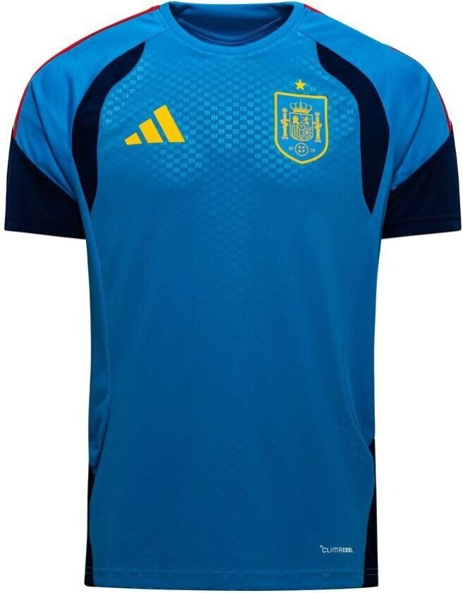 Spania Trenings T-Skjorte Tiro 26 World Cup 2026 - Blå - adidas, størrelse Large