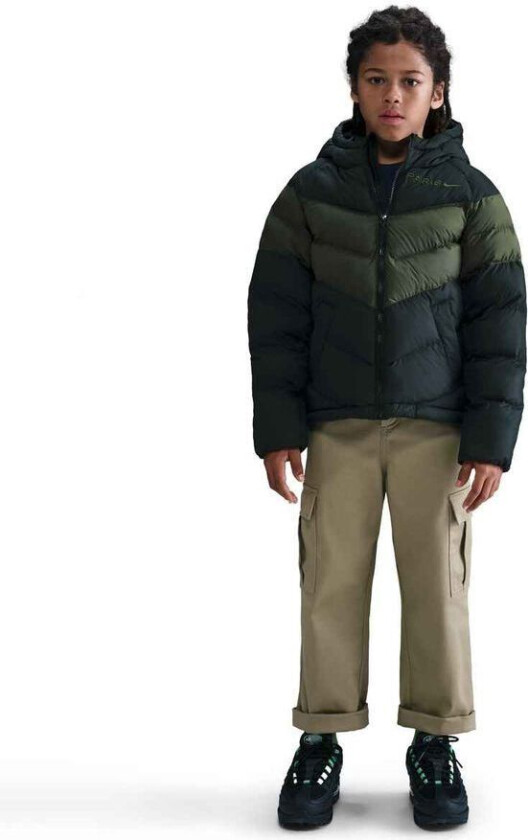 Paris Saint Germain Vinterjakke Nsw Synthetic-fill - Svart/cargo Khaki Barn - Nike, størrelse M: 137-147 cm