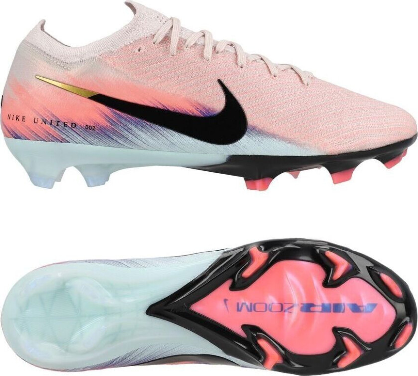 Air Zoom Mercurial Vapor 16 Elite FG United - Rød/Blå - Gress (FG), størrelse 47