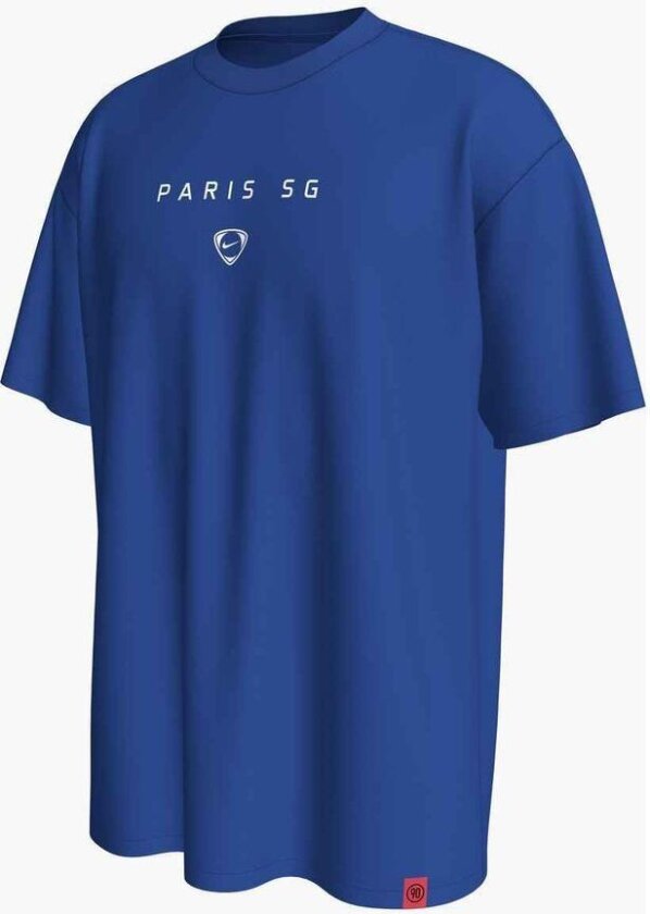 Paris Saint Germain T-skjorte T90 Wordmark - Blå - Nike, størrelse Medium