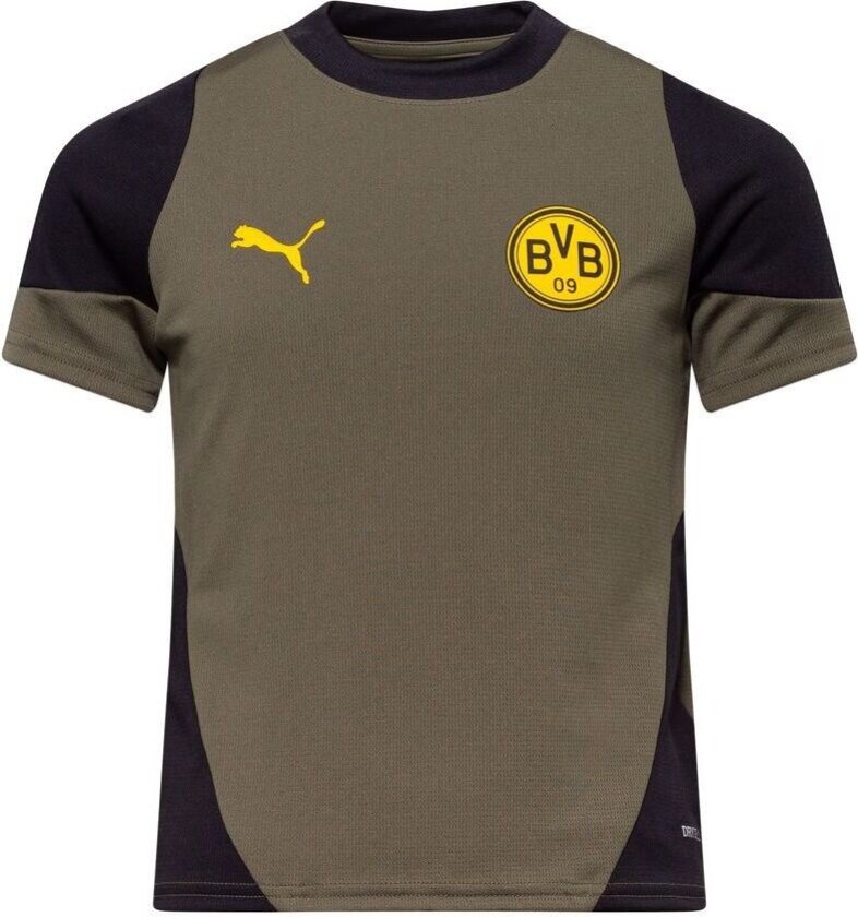 Dortmund Trenings T-Skjorte - Grønn/PUMA Svart Barn, størrelse 152 cm