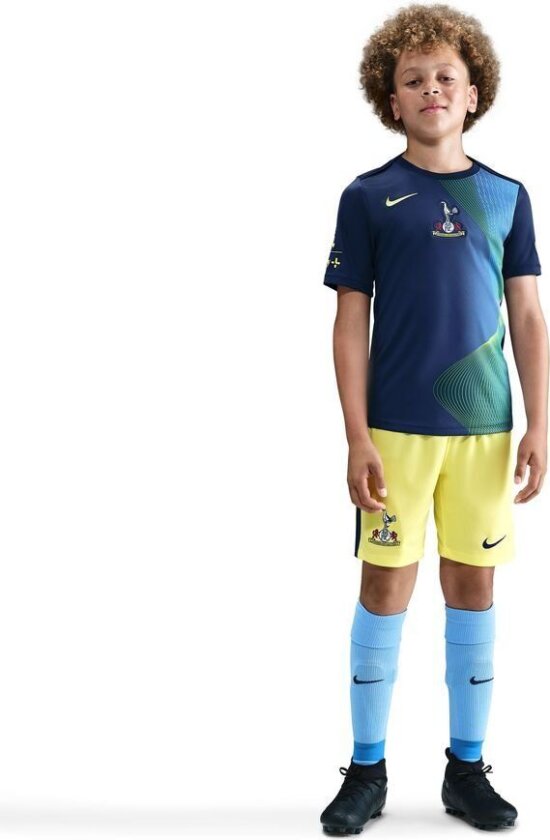 Tottenham Trenings T-Skjorte Dri-FIT Academy Pro Pre Match 3. - Blå/Gul Barn - Nike, størrelse M: 137-147 cm