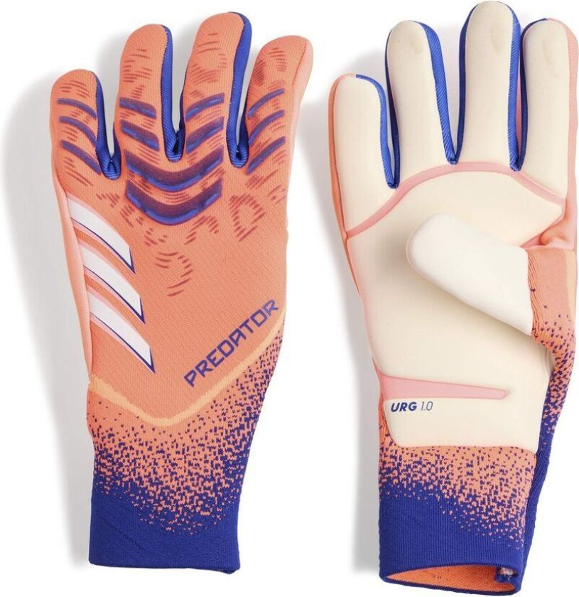 Keeperhansker Predator Pro Pc Coral Blaze - Oransje/hvit/lucid Blue, størrelse 12
