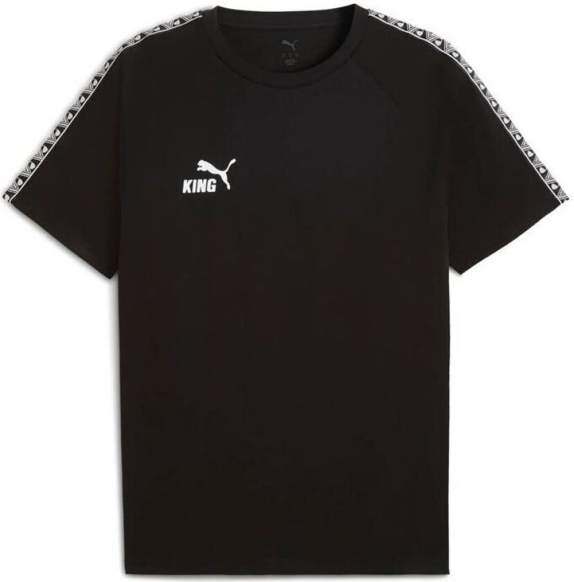 T-skjorte Teamking - Svart/ White, størrelse 3XL