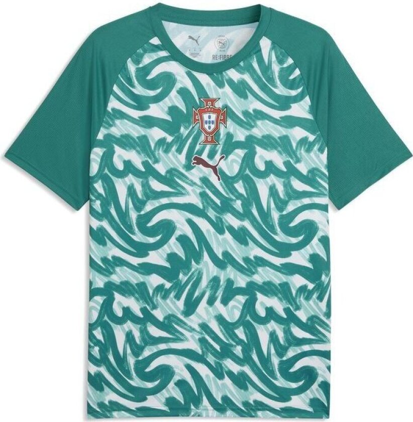 Portugal Trenings T-Skjorte Pre Match World Cup 2026 - Grønn - PUMA, størrelse X-Large