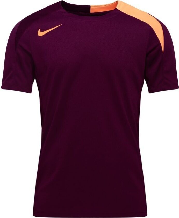 Trenings T-skjorte Dri-fit Strike T90 - Bordeaux/oransje, størrelse Large