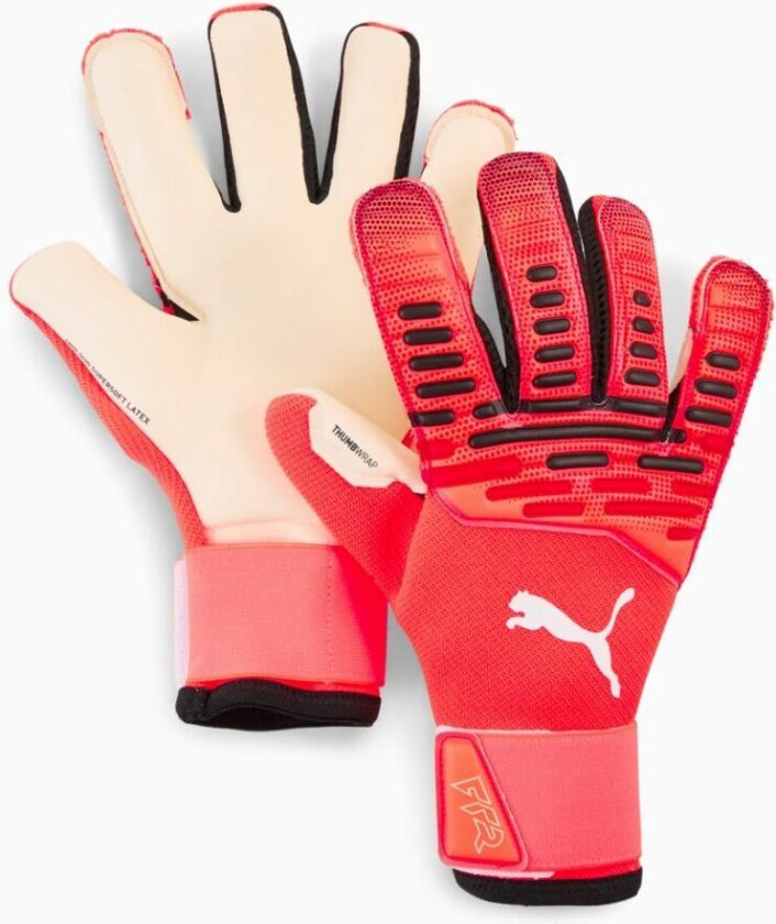 Keeperhansker Future Pro Hybrid Unleashed - rød/ Svart, størrelse 9½