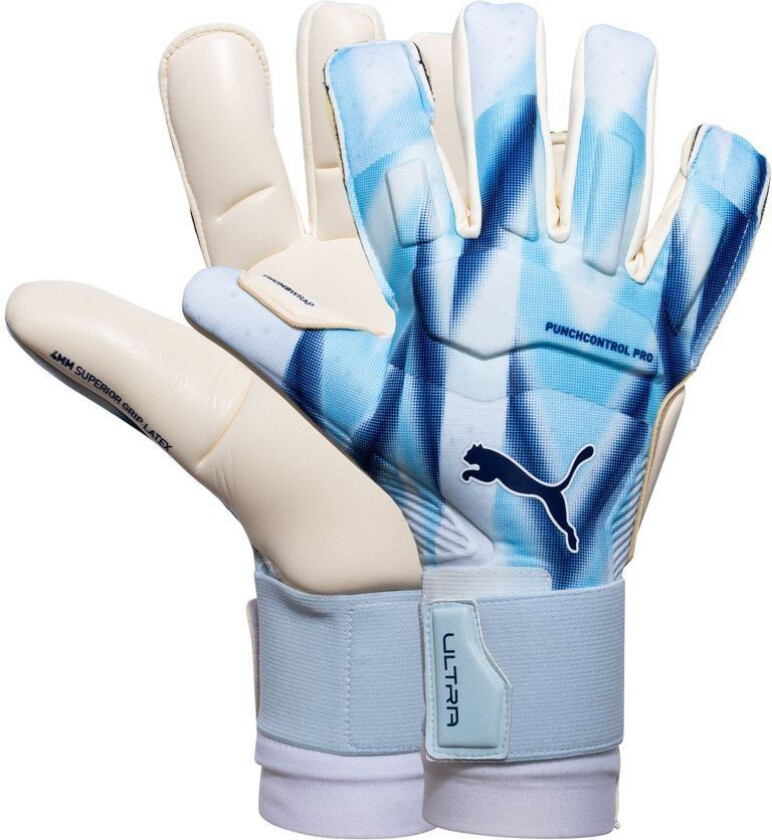 Keeperhansker Ultra Ultimate Hybrid Dreamrush - Isblå/Blue Jewel, størrelse 7½