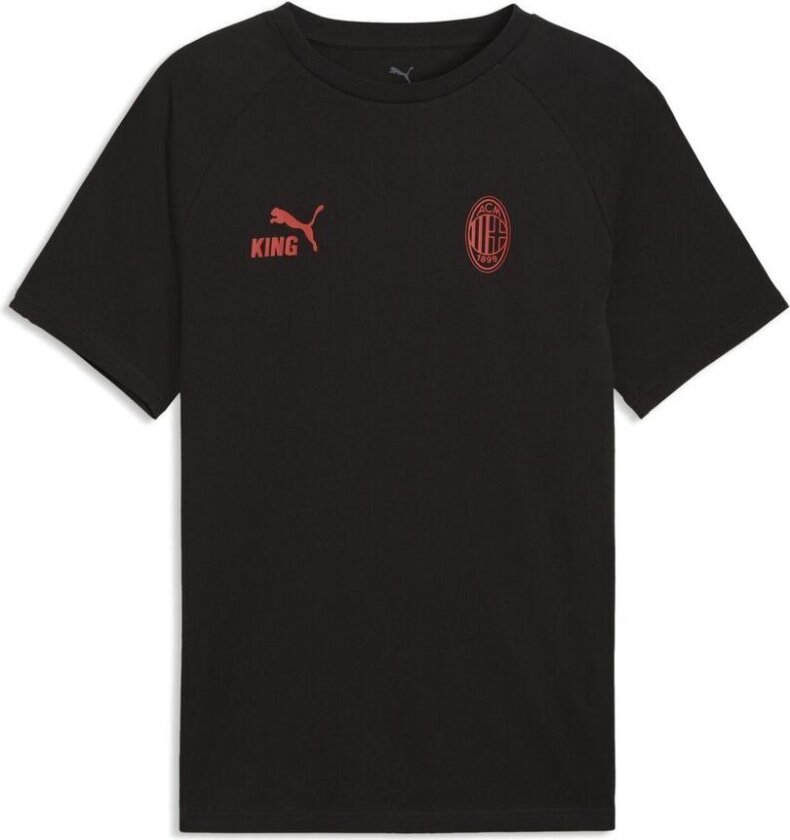 Milan T-skjorte King - Svart/rød - PUMA, størrelse Medium