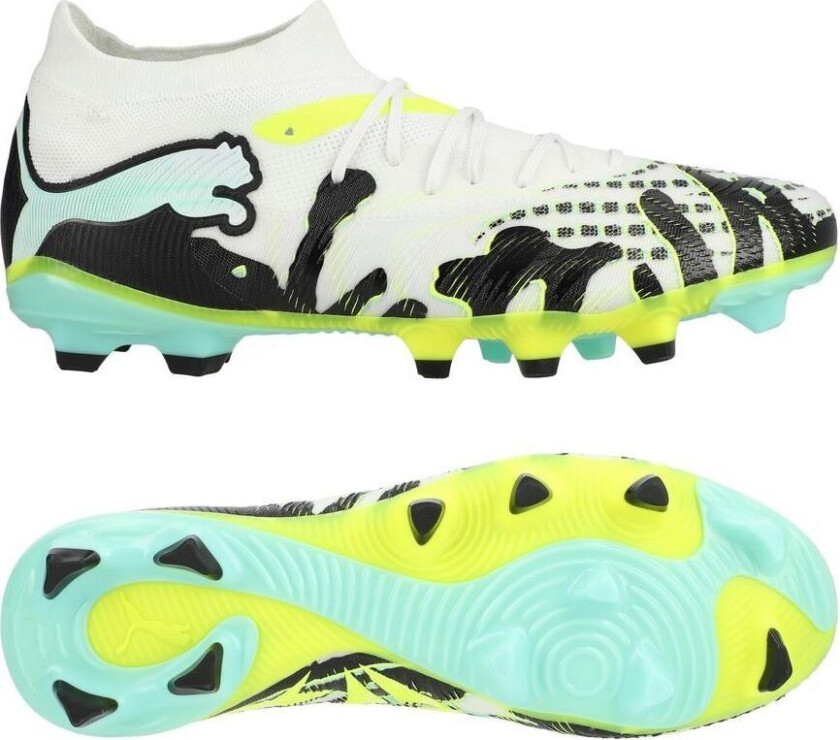 Future 9 Match Fg/ag Creativity - Gul/mint/ White/ Svart, størrelse 44