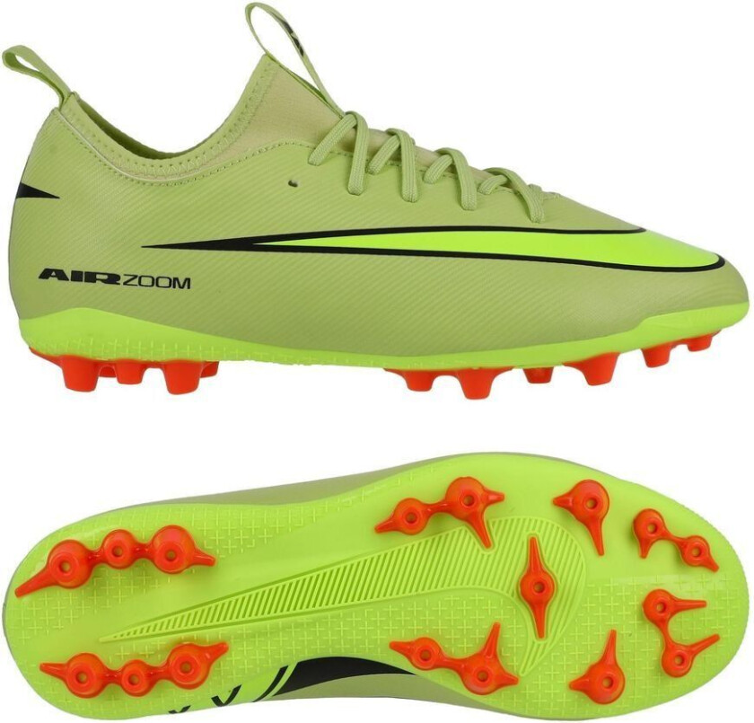 Air Zoom Mercurial Vapor 16 Academy AG Max Voltage - Gønn/Volt/Hyper Crimson Barn - Kunstgress (AG), størrelse 38½