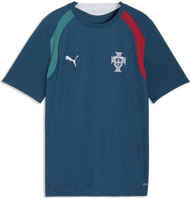 Portugal Trenings T-skjorte World Cup 2026 - Ocean Tropic/silver Mist Barn - PUMA, størrelse 176 cm