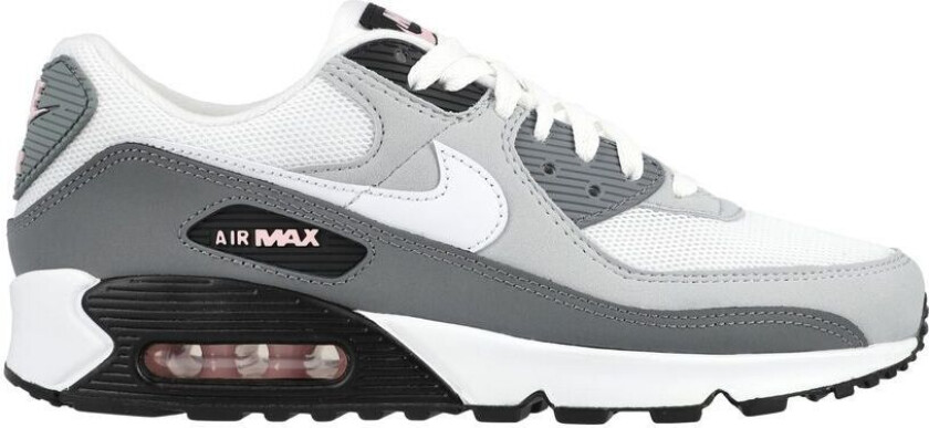 Sneaker Air Max 90 - Grå/Hvit/Svart, størrelse 42½