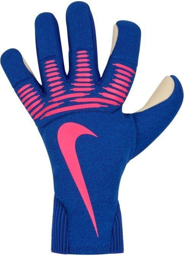 Keeperhansker Dynamic Fit Attack - Blå/Svart/Rosa, størrelse 8