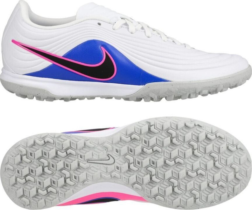 Tiempo Maestro Academy TF Attack - Hvit/Svart/Blå/Rosa - Turf (TF), størrelse 38½