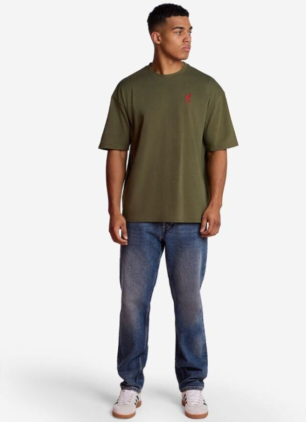 Liverpool Oversized T-skjorte Liverbird - Grønn - Liverpool FC, størrelse Small