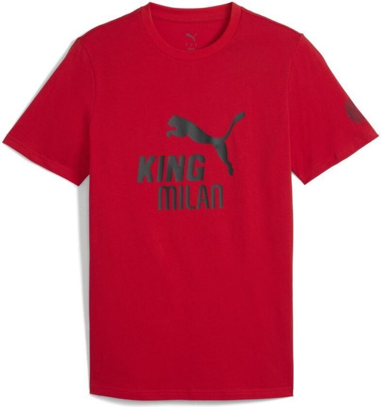 Milan T-skjorte King - For all tid rød/Svart - PUMA, størrelse Large