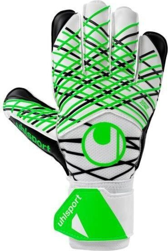 Keeperhansker Soft Advanced - Hvit/Svart/Grønn, størrelse 11
