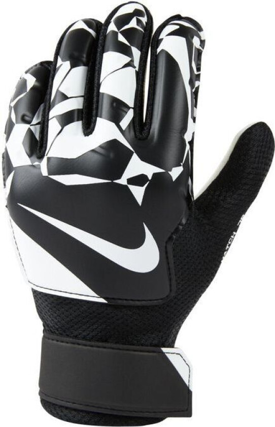 Keeperhansker Match - Svart/hvit Barn, størrelse 8