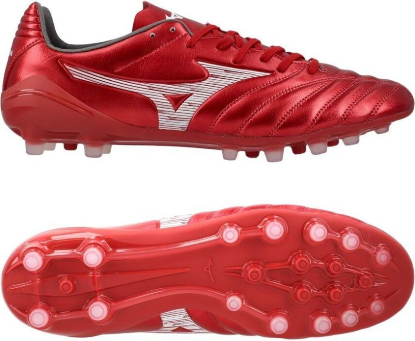 Monarcida Neo lll Pro AG Ruby Red - Rød/Hvit - Kunstgress (AG), størrelse 44½