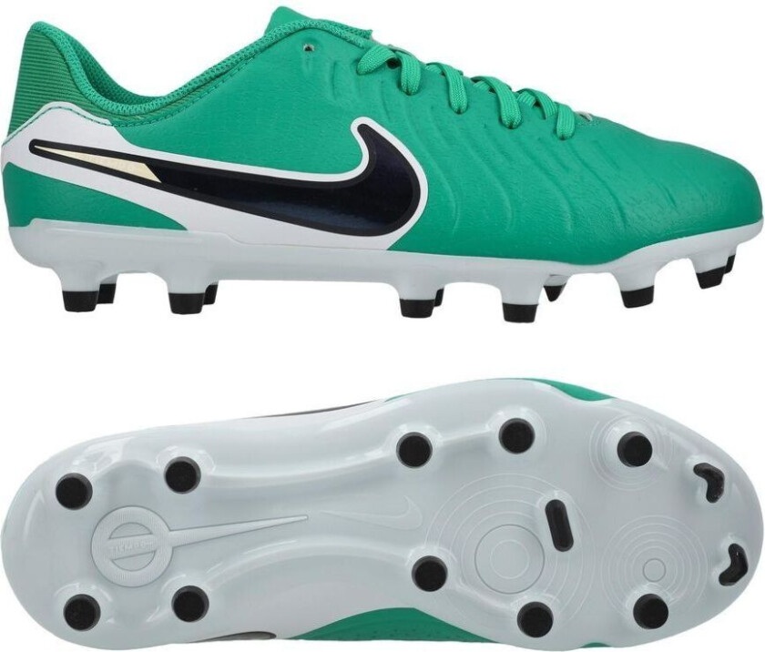 Tiempo Legend 10 Academy MG Fear Nothing - Grønn/Mørk Obsidian Barn - Multi Ground (MG), størrelse 33½