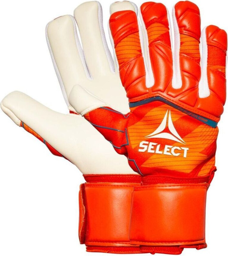 Keeperhansker 77 Super Grip V24 - Oransje/hvit, størrelse 9½