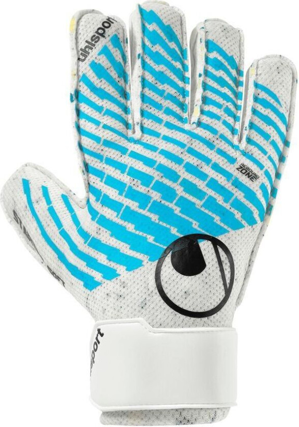 Keeperhansker Fangmaschine CyberTec Starter Soft - Hvit/Blå/Svart, størrelse 2