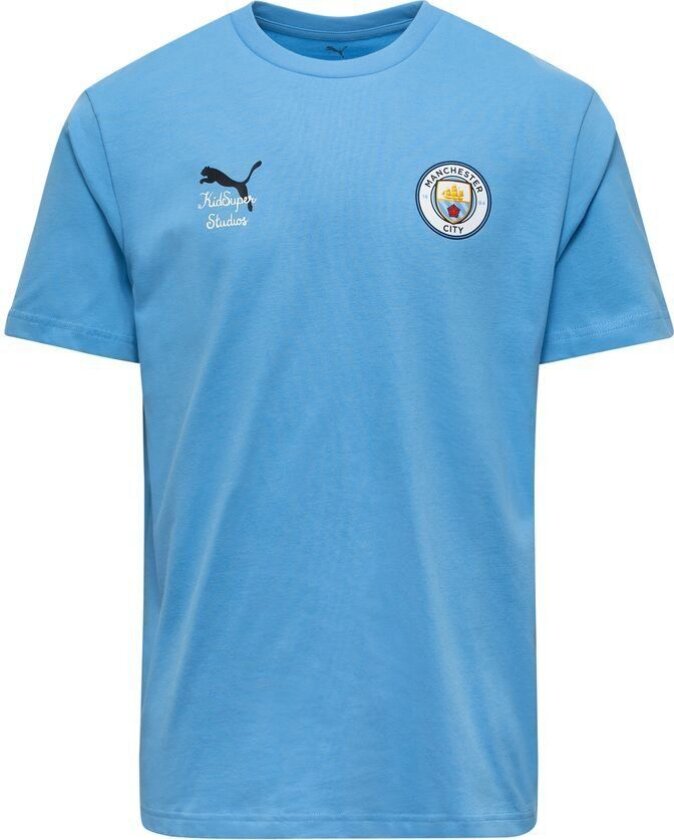 Manchester City T-skjorte Graphic Kidsuper Club World Cup 2025 - Blå - PUMA, størrelse Medium