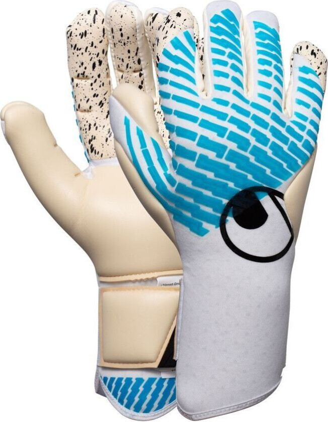 Keeperhansker Fangmaschine CyberTec Flex HN - Hvit/Blå/Svart, størrelse 8½