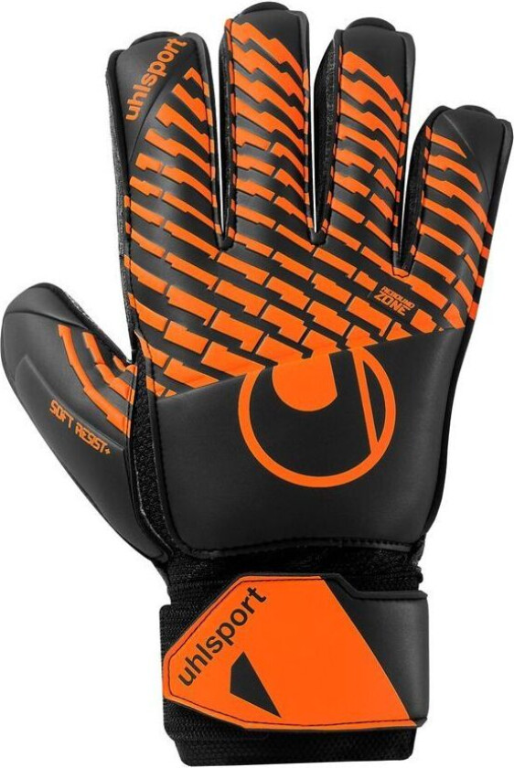 Keeperhansker Fangmaschine Soft Resist+ Flex Frame - Svart/Fluo Oransje, størrelse 11