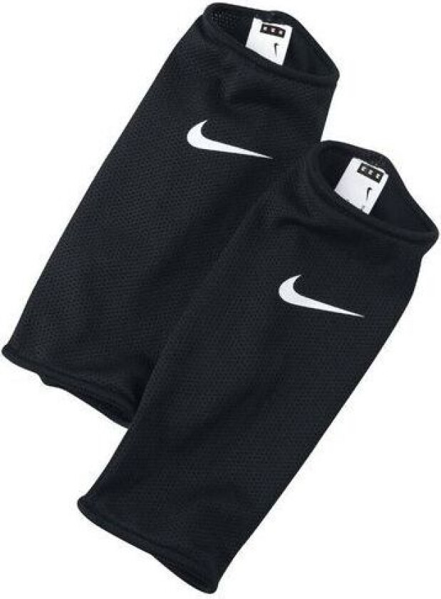 Leggbeskyttere Holder Guard Lock - Svart/hvit, størrelse X-Large