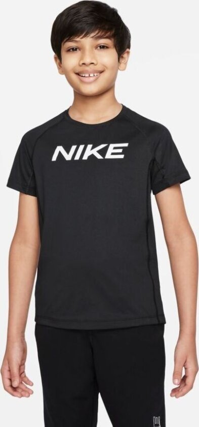 Pro Trenings T-skjorte Dri-fit - Svart/hvit Barn, størrelse S: 128-137 cm