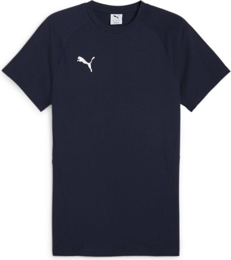 T-skjorte teamEVOSTRIPE - Navy/ Sølv/ White, størrelse XX-Large