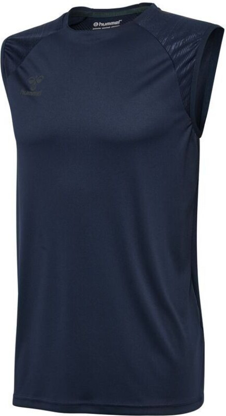 Trenings T-skjorte Hmlpro Sleeveless - Marine, størrelse Large