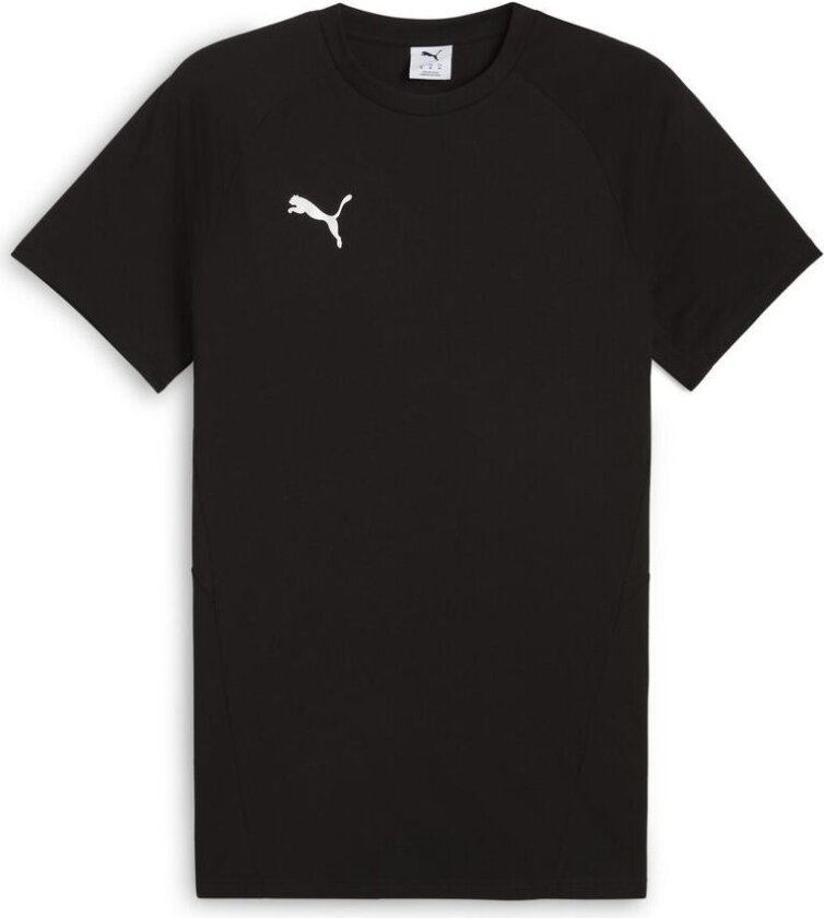 T-skjorte teamEVOSTRIPE - Svart/ Sølv/ White, størrelse XX-Large