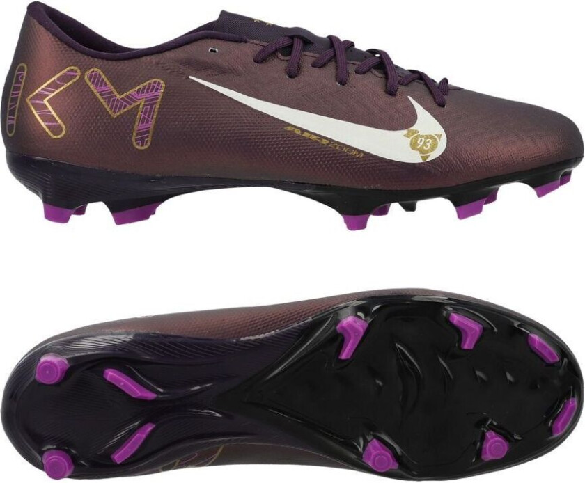 Air Zoom Mercurial Vapor 16 Academy MG Mbappé Personal Edition - Lilla/Hvit - Multi Ground (MG), størrelse 45½