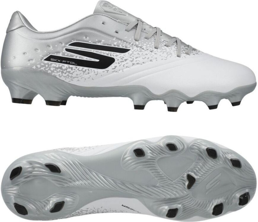 Razor 1.5 Academy FG Electrum - Hvit/Sølv - Gress (FG), størrelse 43