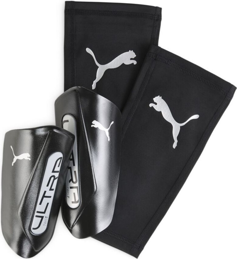 Leggbeskyttere Ultra Twist Sleeve Eclipse - Svart/ Sølv, størrelse Medium