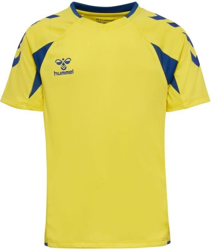 Core 2.0 Trenings T-Skjorte - Gul/Blå Barn, størrelse 152 cm