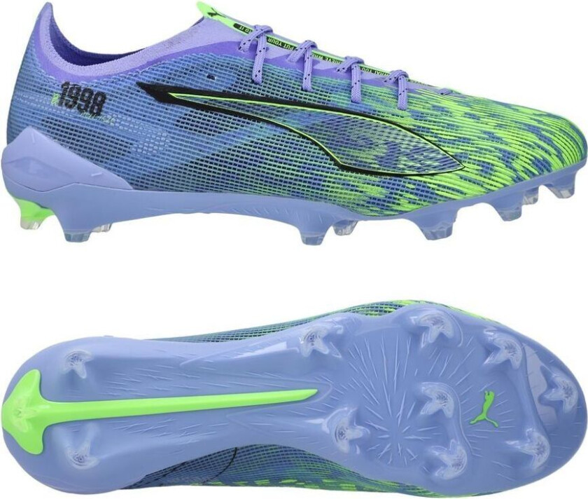 Ultra 5 Ultimate FG Christian Pulisic Chasing the Dream - Elektro Purple/Grønn/ Svart LIMITED EDITION - Gress (FG), størrelse 39