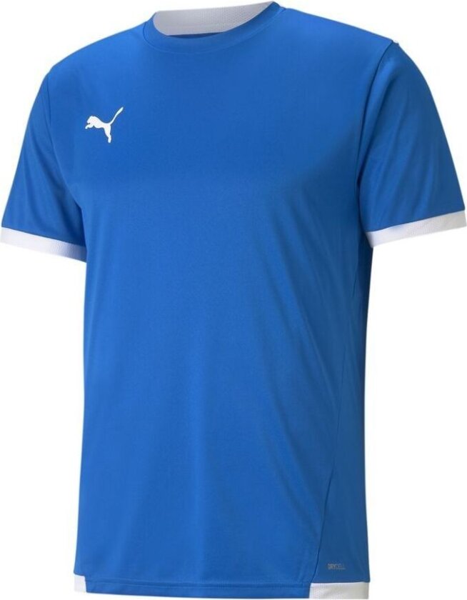 Trenings T-Skjorte teamLIGA - Blå/ White, størrelse Medium
