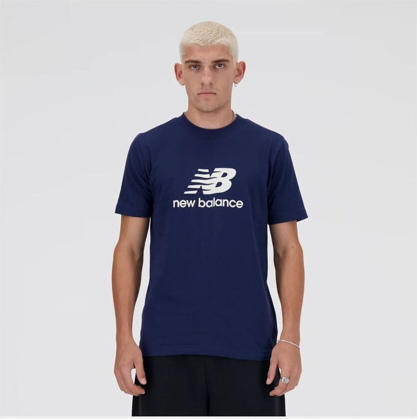 T-skjorte Sport Essentials - Navy, størrelse X-Small