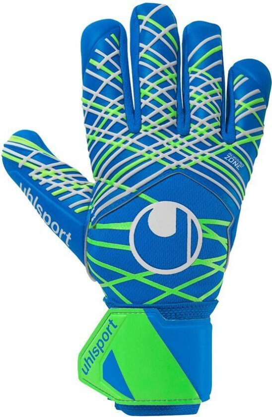 Keeperhansker Aquasoft HN - Stillehavsblå/Grønn/Hvit, størrelse 9½