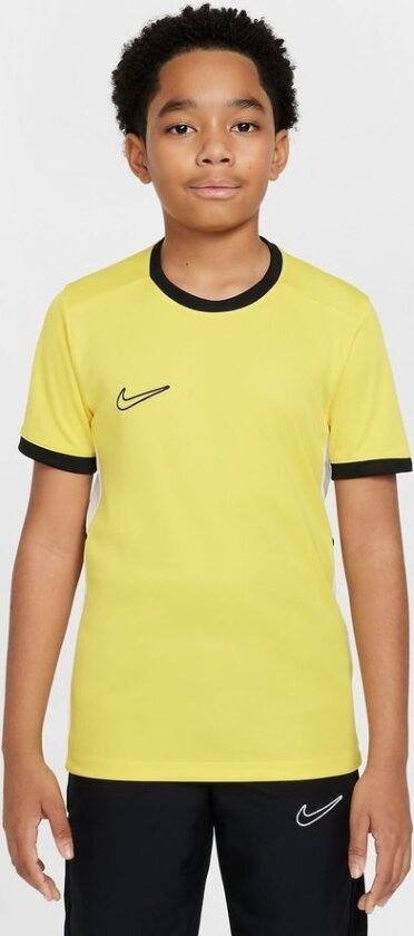 Trenings T-skjorte Dri-fit Academy 25 - Tour Yellow/svart/hvit Barn, størrelse XL: 158-170 cm