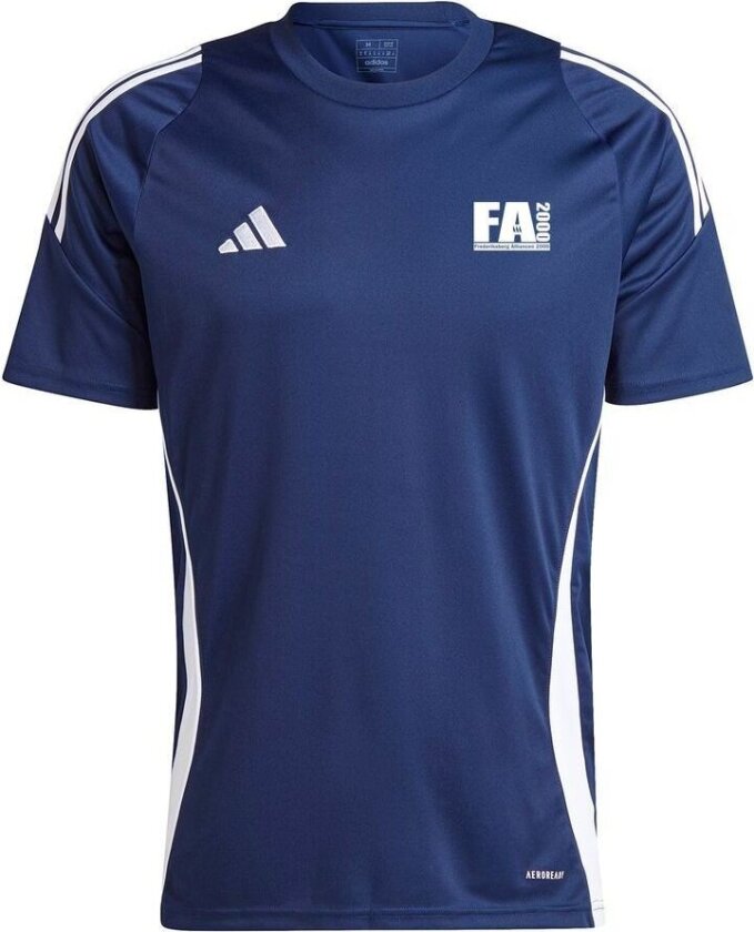 Fa 2000 Trenings T-skjorte - Navy/hvit - adidas, størrelse X-Small