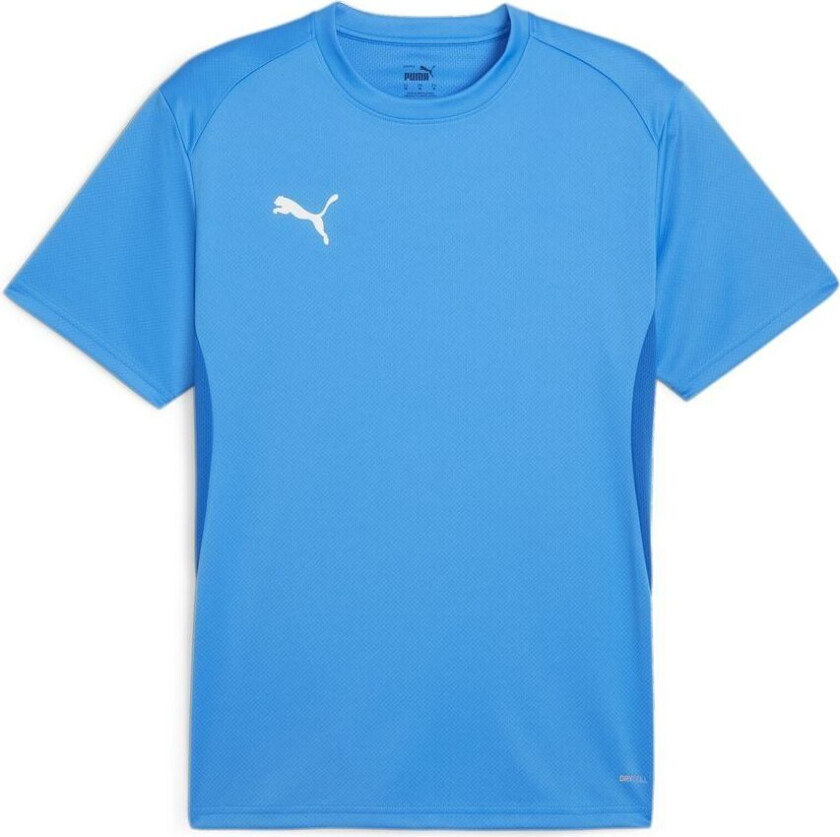 Trenings T-skjorte Teamgoal - Electric Blue Lemonade/ White, størrelse Small